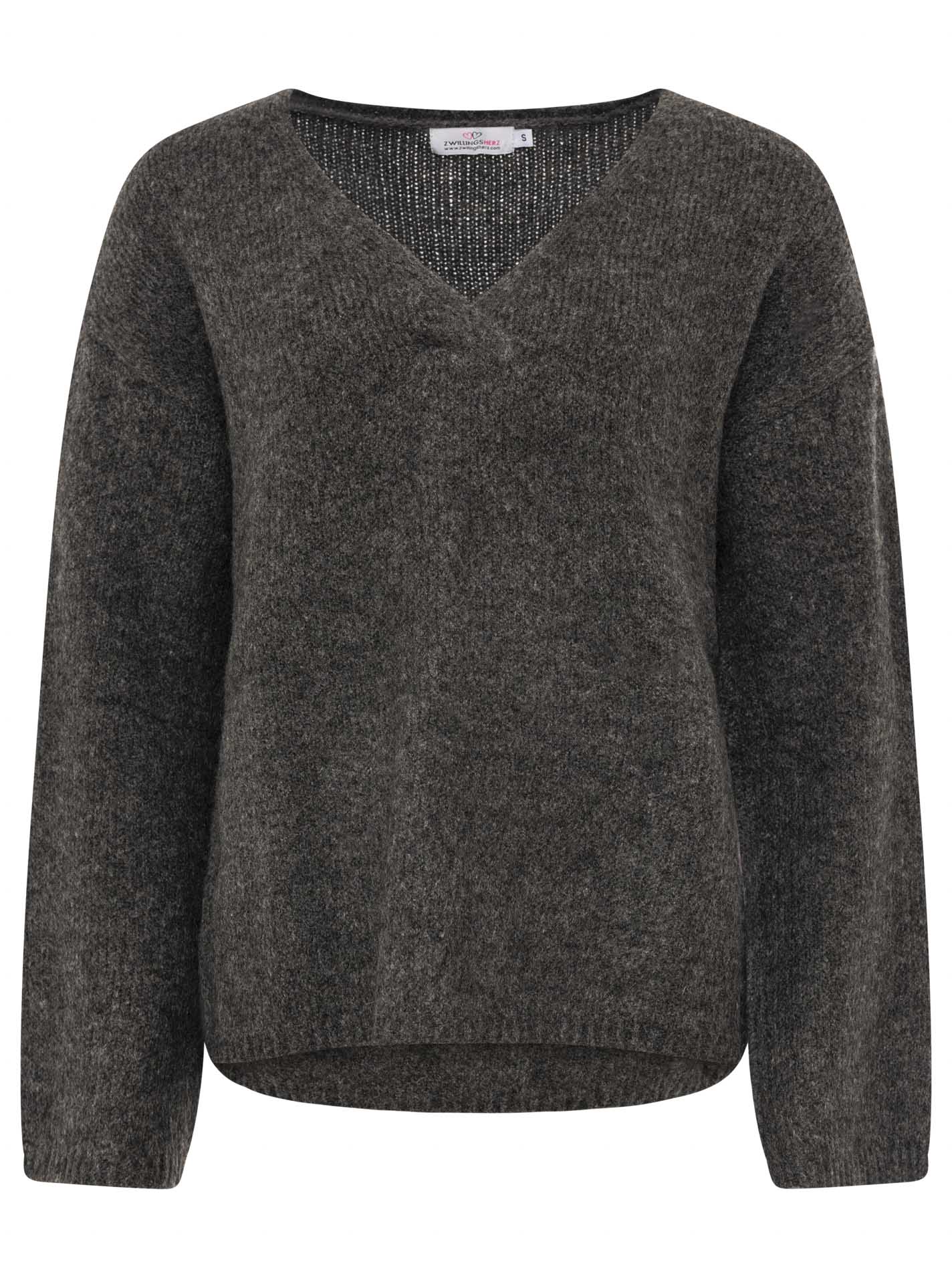 Pullover V-Ausschnitt "Uni"