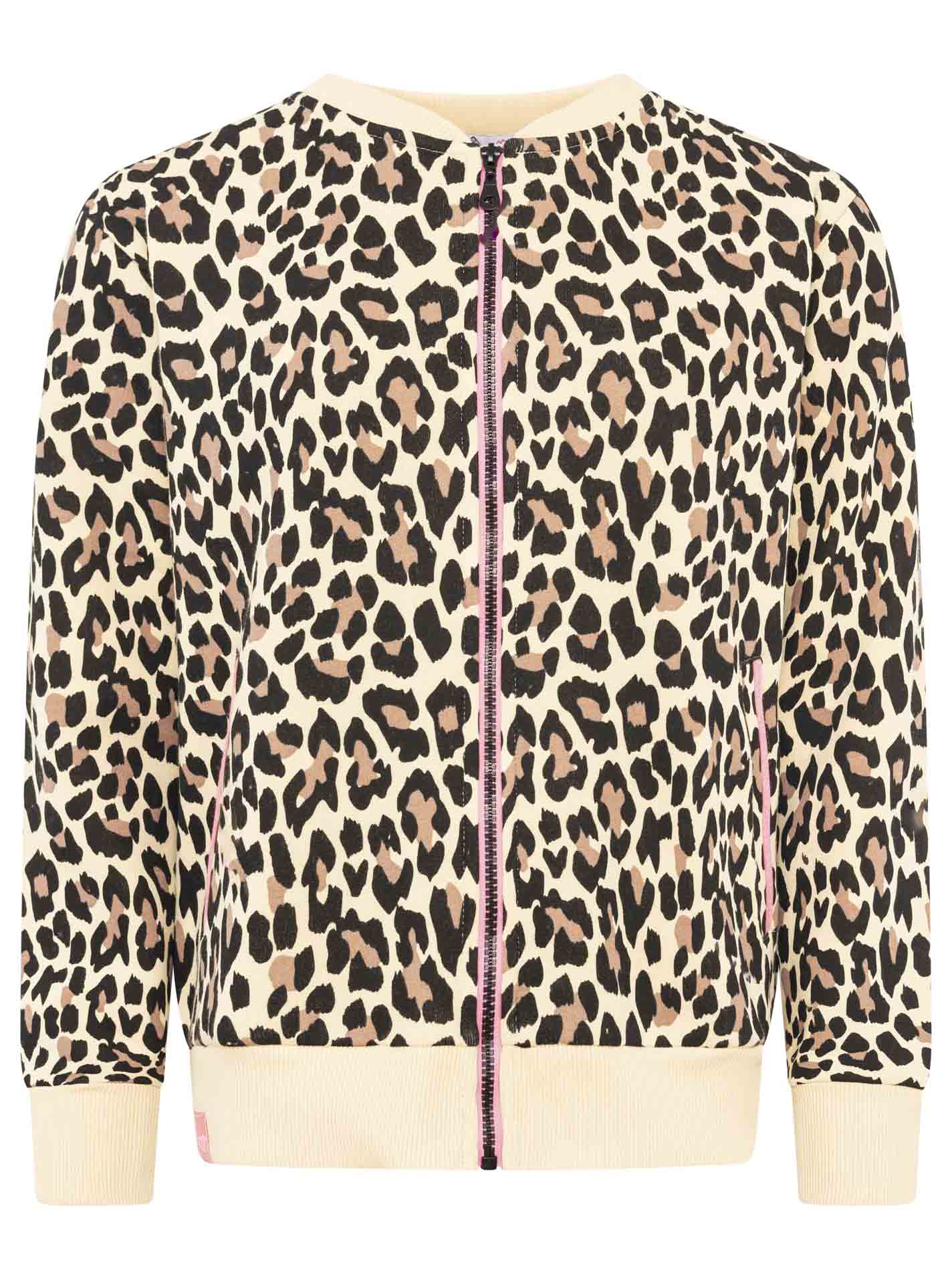 Sweatbomberjacke "Leo AOP"