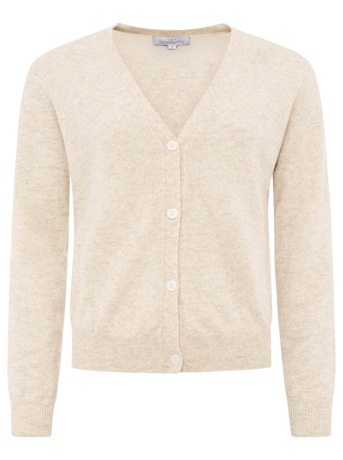 100% Kaschmir Cardigan "V-Ausschnitt"