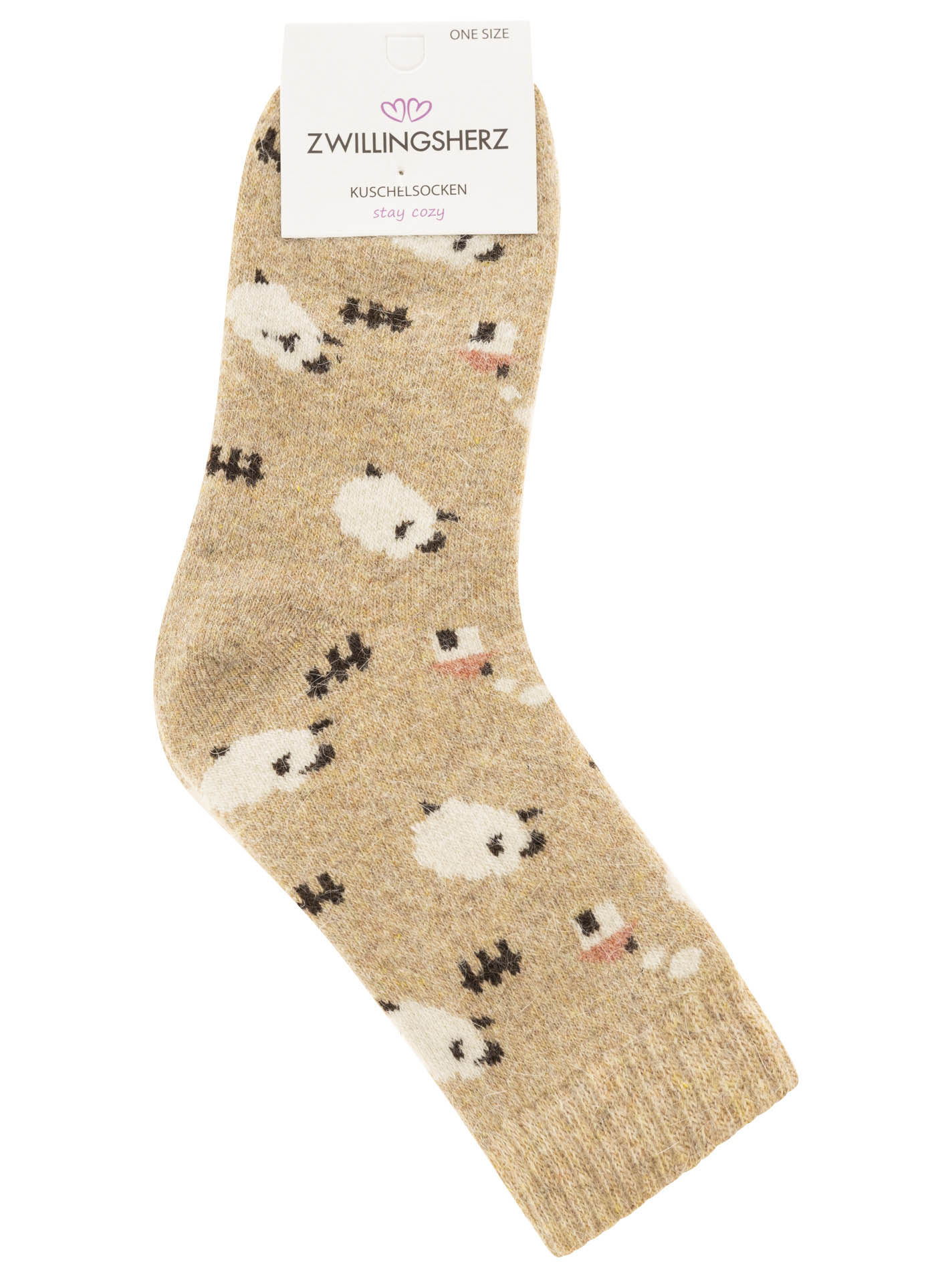 Kuschelsocken "Schaf"
