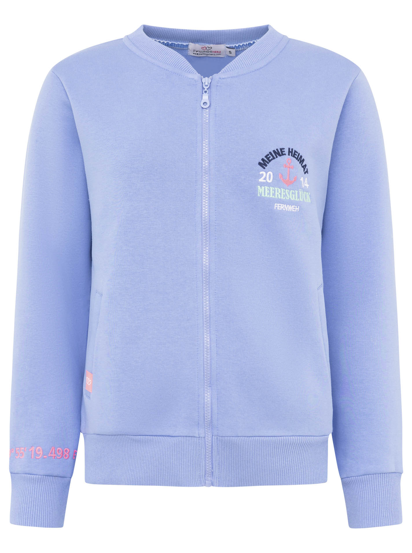 Sweatbomberjacke "Meine Heimat"