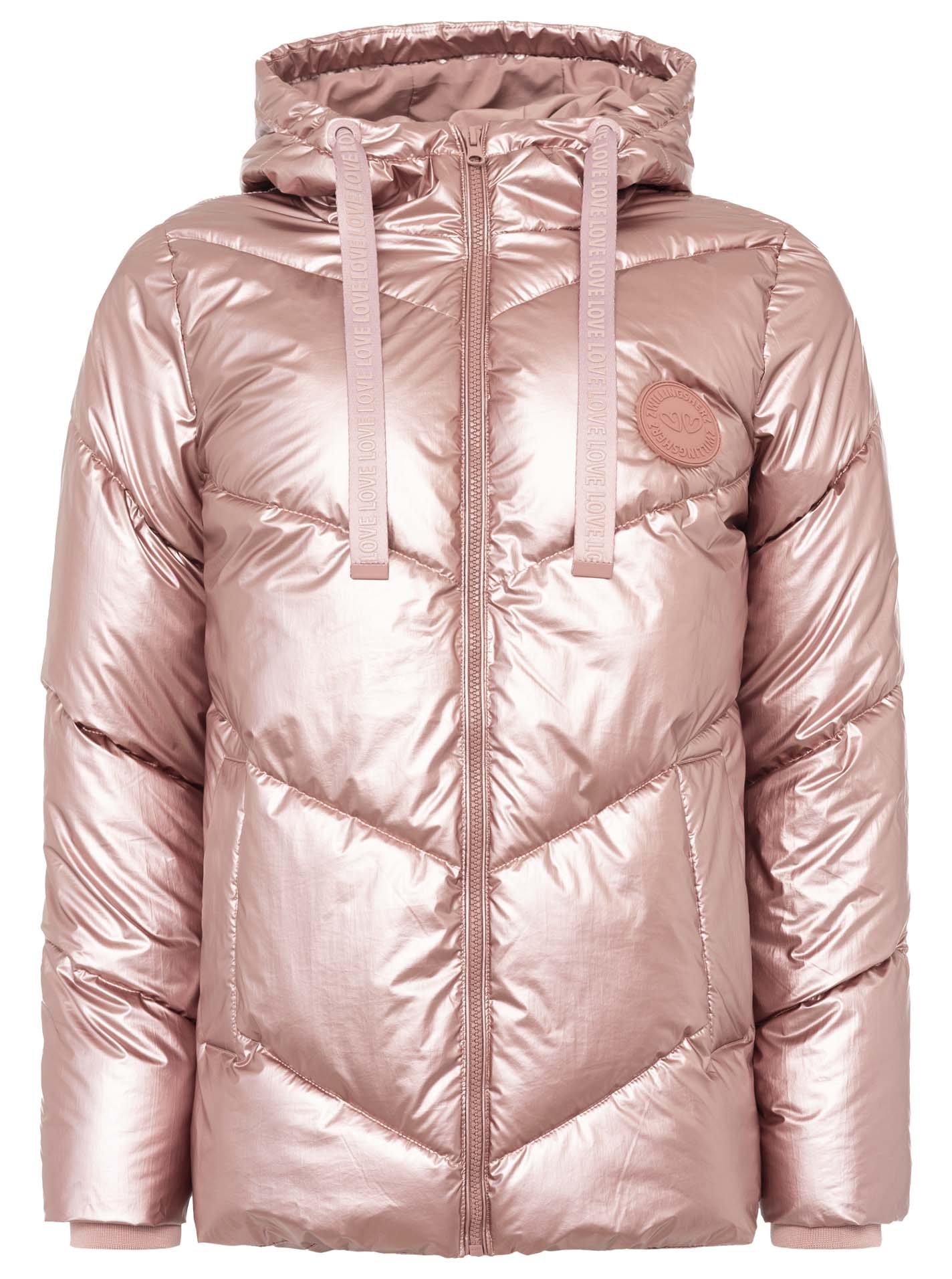 Steppjacke kurz "Zwillingsherz Strandpink"