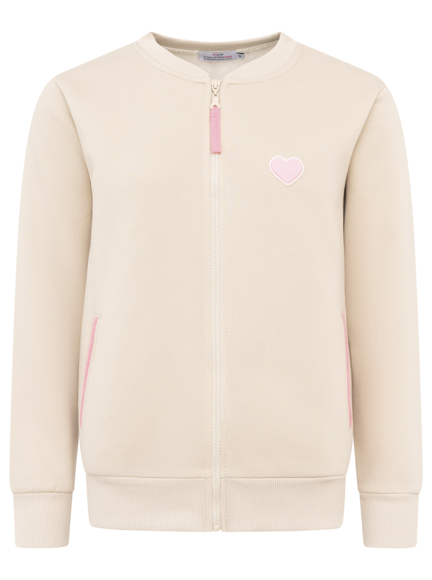 Sweatbomberjacke "Love Happiness"